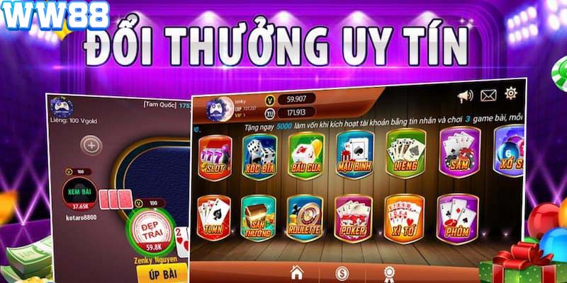 Game bài WW88 sở hữu đồ họa sắc nét, âm thanh chân thực