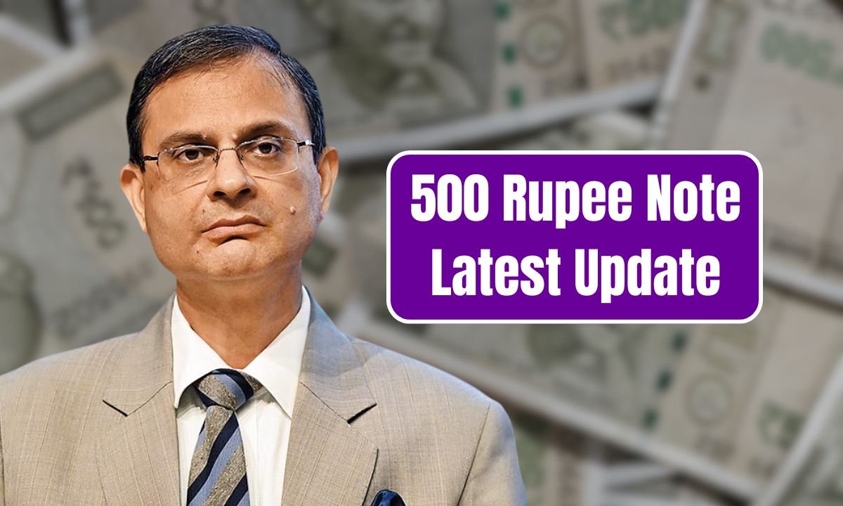 500 Rupee Note